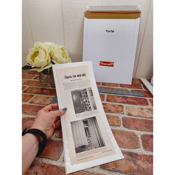 1950 Closets for Men Only Vtg Print Article by John‎ Mack Carter - Double Sided - Picture 3 of 11